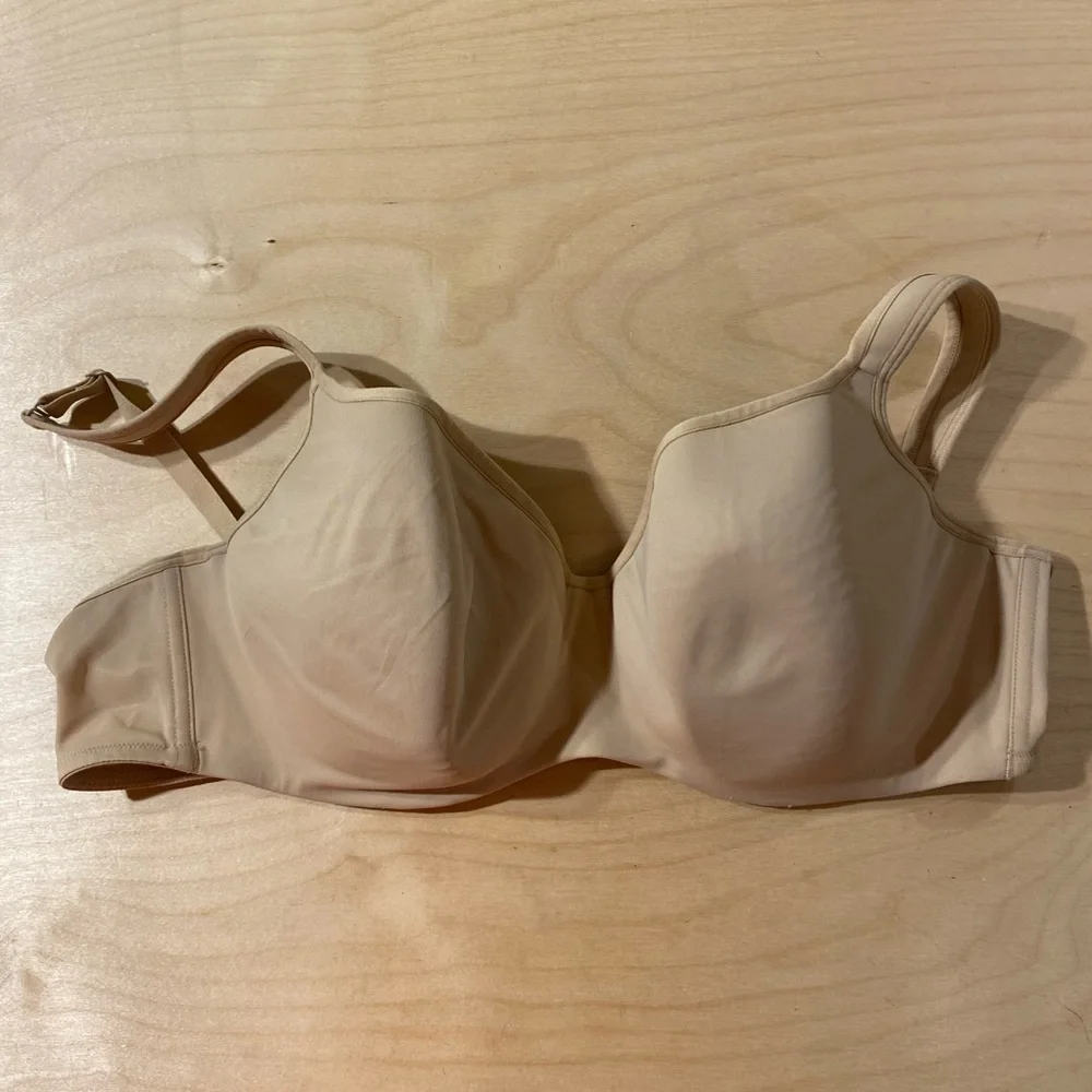 Cacique Lightly Lined Balconette Women's Tan Underwire Bra 46 B (PQ)